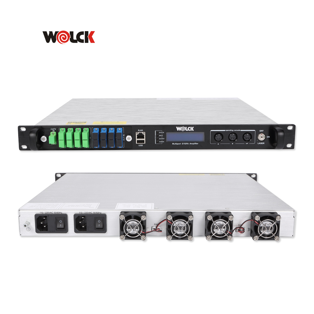 1U 8 Port CATV Amplifier EDFA