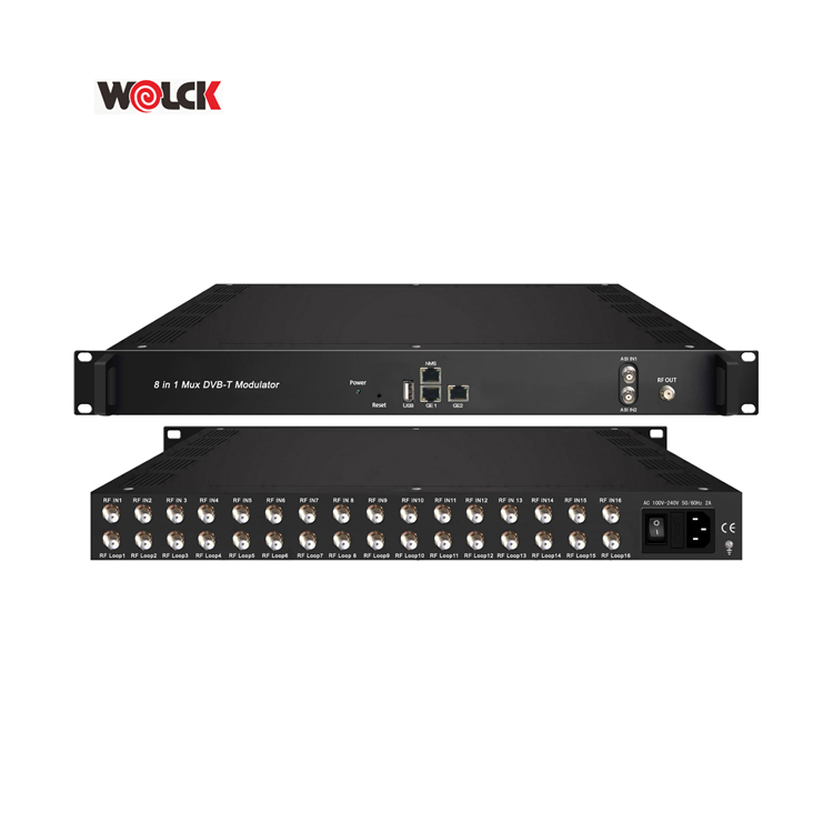 WK-3394C 16 in 1 Mux Scrambling QAM Modulator